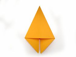 Оригами. Елочка из бумаги. Шаг 6