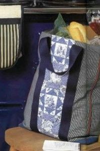 Хозяйственная сумка в технике Пэчворк Хозяйственная сумка в технике Пэчворк