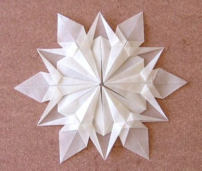 Снежинка Оригами