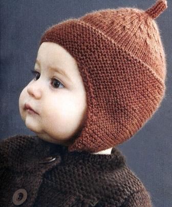 Теплая детская шапочка для малышей