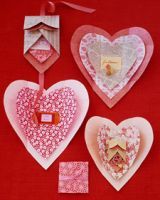 Валентинки сердечки из Бумаги