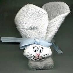 Зайчик (кролик) из полотенца