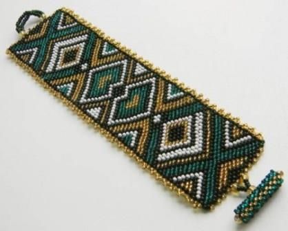 Мозаичное плетение бисером
