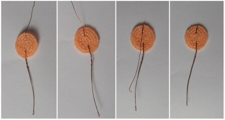 Плетение орхидеи. Шаг 3
