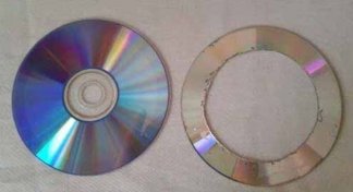 Оригинальный подхват для штор из CD диска